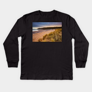 Oxwich Bay, Gower Kids Long Sleeve T-Shirt